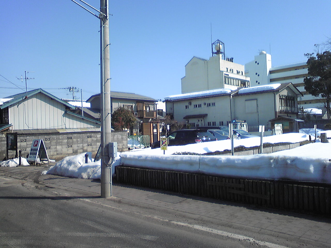 会津若松七日町通り観光客用無料駐車場